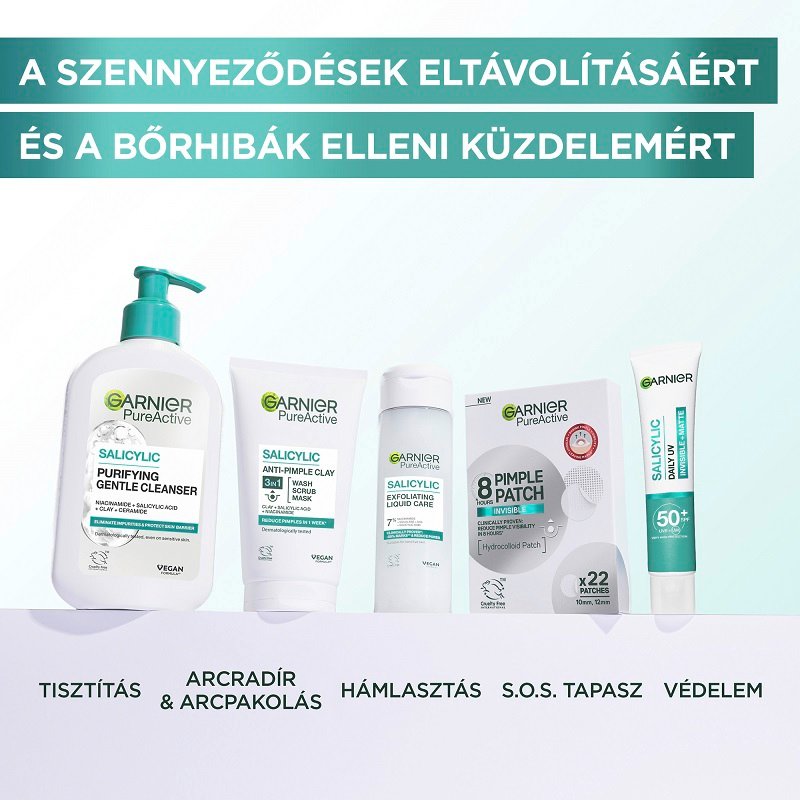 Pure Active hidrokolloidos láthatatlan pattanás tapasz BHA-val - 5